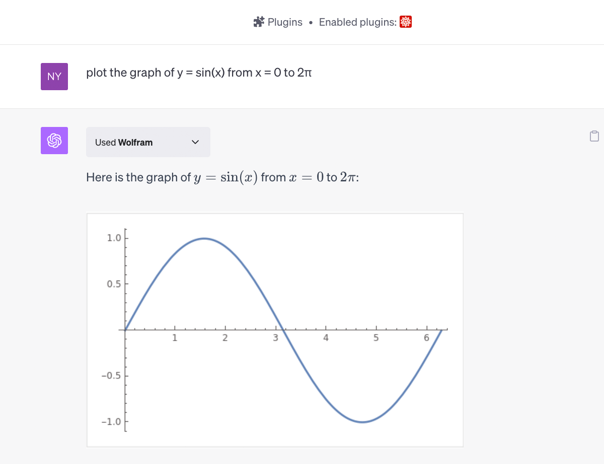 screenshot of wolfram alpha chatgpt plugin